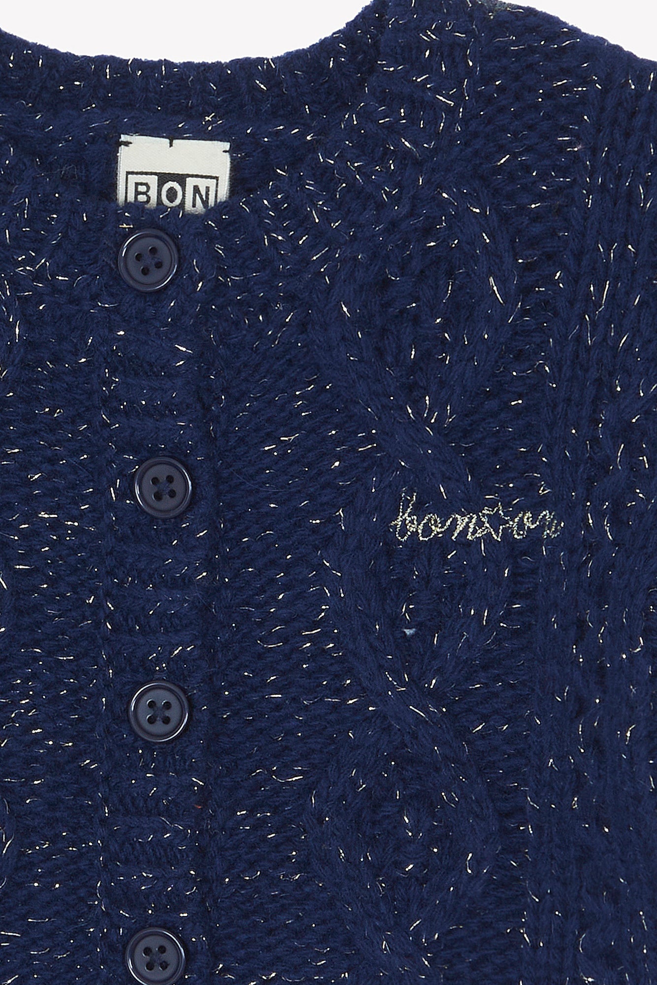 Cardigan - Jasmin Navy Bonton
