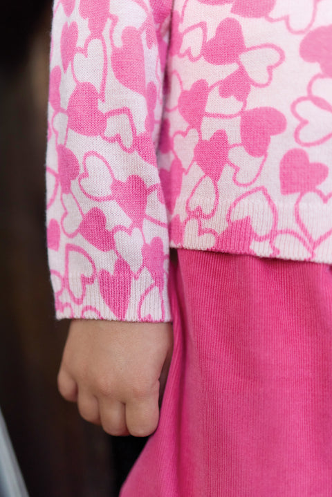 Cardigan - Lalalove rose - Image principale