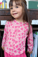 Cardigan - Lalalove rose