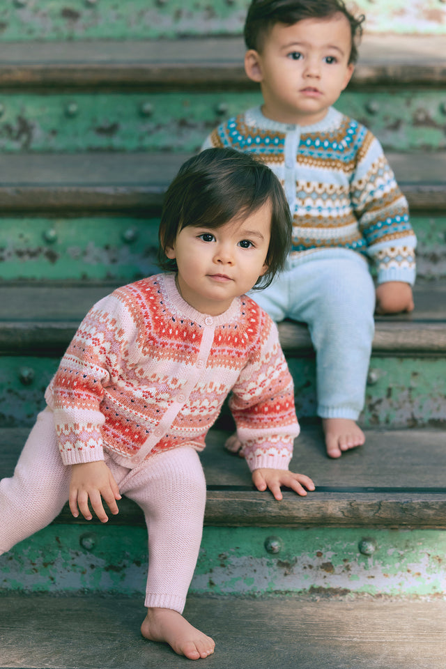 Ensemble - Toudou jacquard peach - Image principale