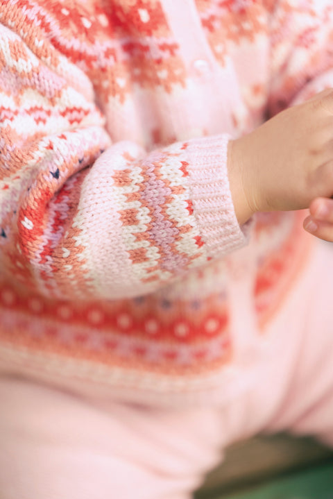 Ensemble - Toudou jacquard peach - Image principale