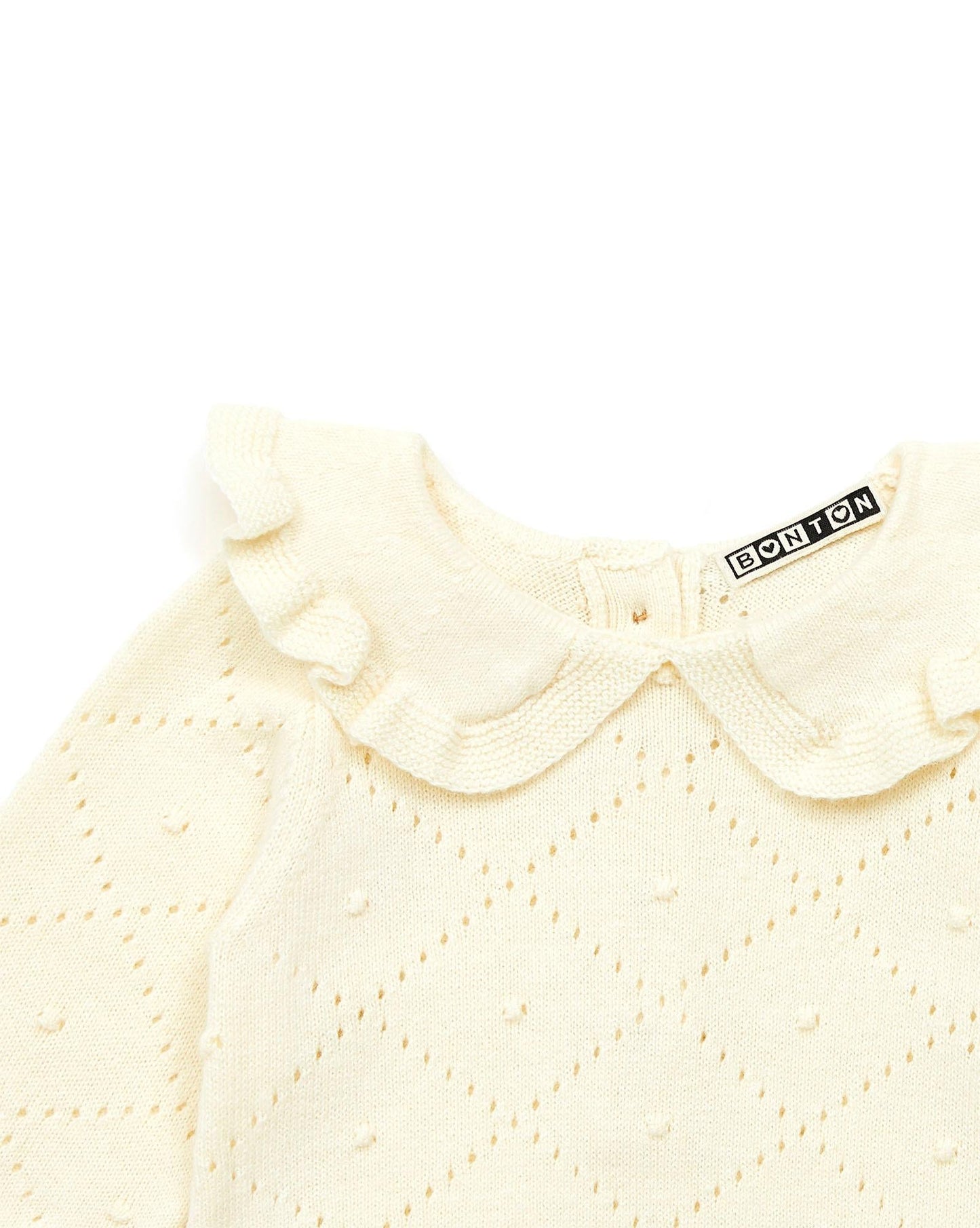 Combinaison - beige Bébé en tricot ajouré