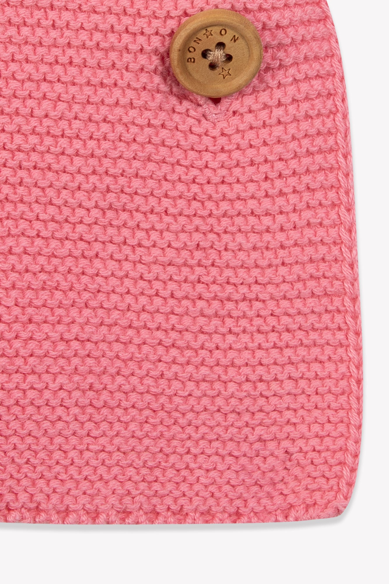 Poncho - Pink Baby organic cotton