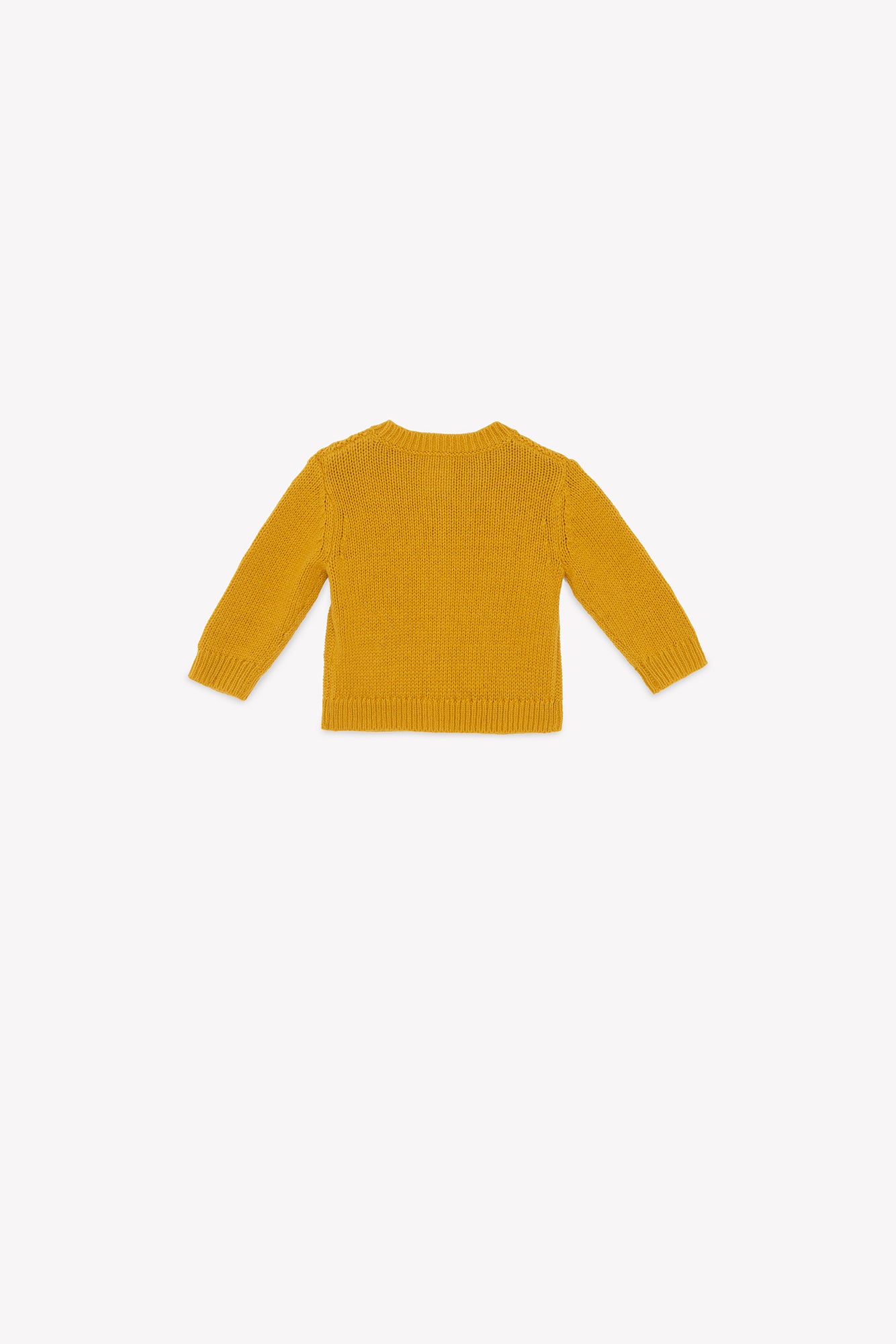 Cardigan - Bernard in knitting Cable Yellow