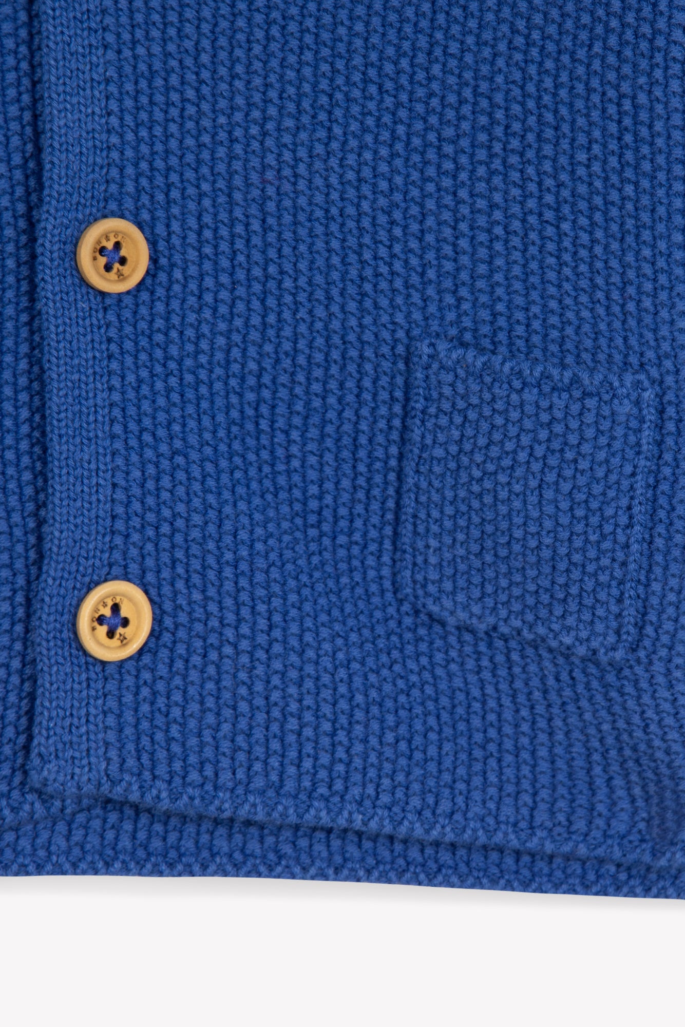 Cardigan - Toto Blue Baby Cotton point of rice