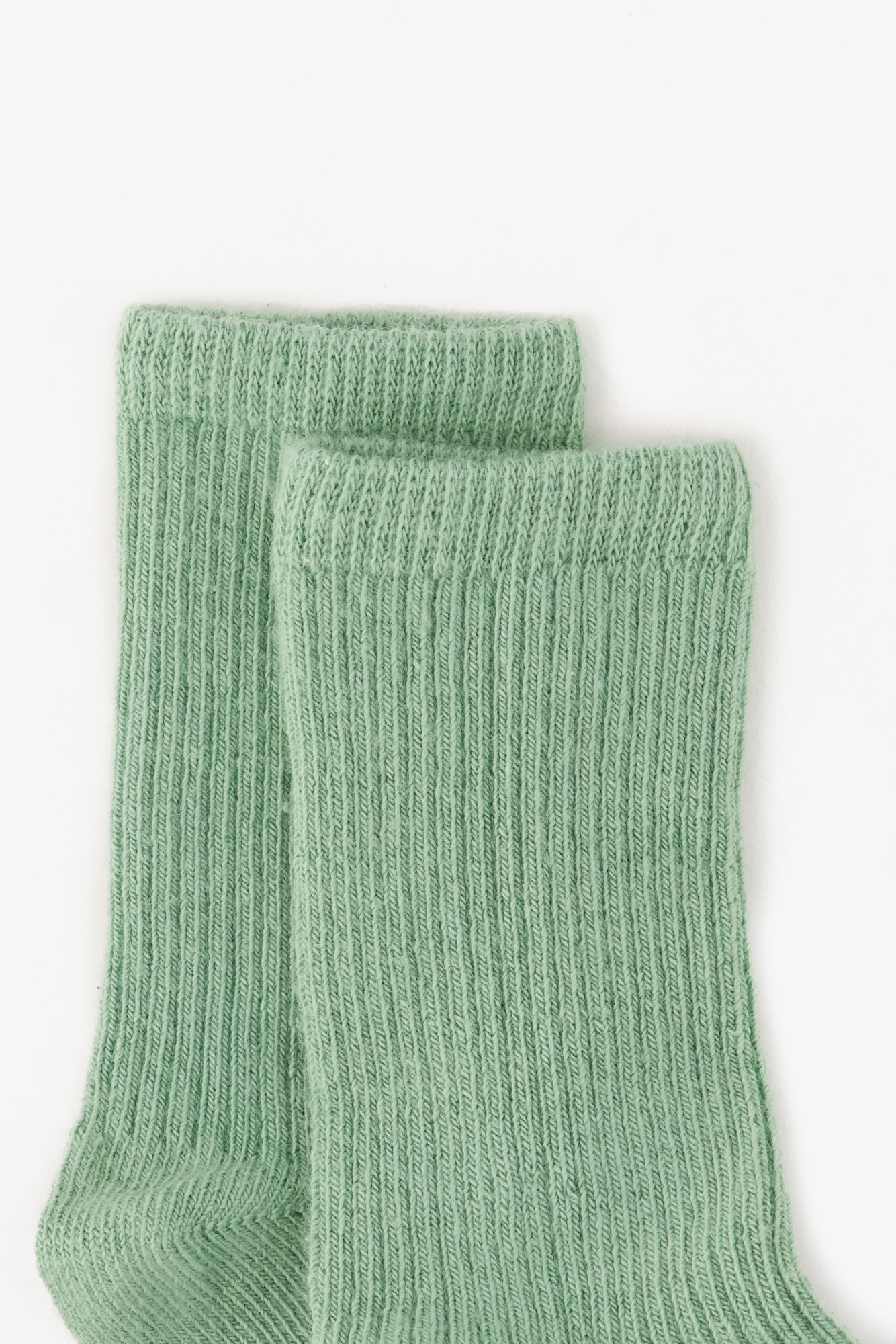 Lot 2 Chaussettes - Côtes vertes/bleues Bébé