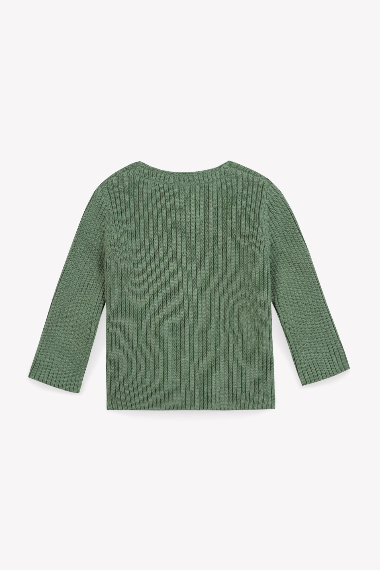 Cardigan - Sheep Green Baby organic cotton