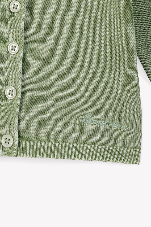 Cardigan - Louis Green Baby cotton - Image alternative