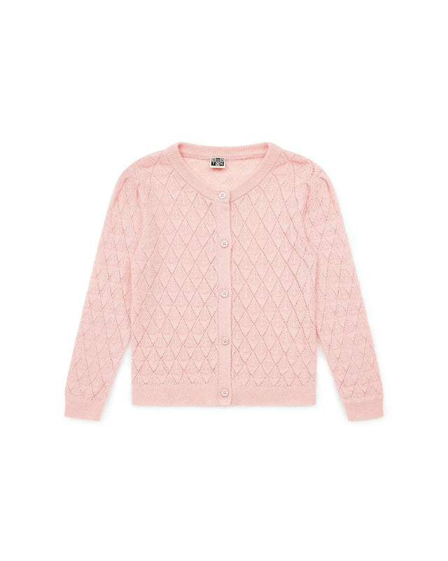 Cardigan - Francis Pink in a knit - Image principale