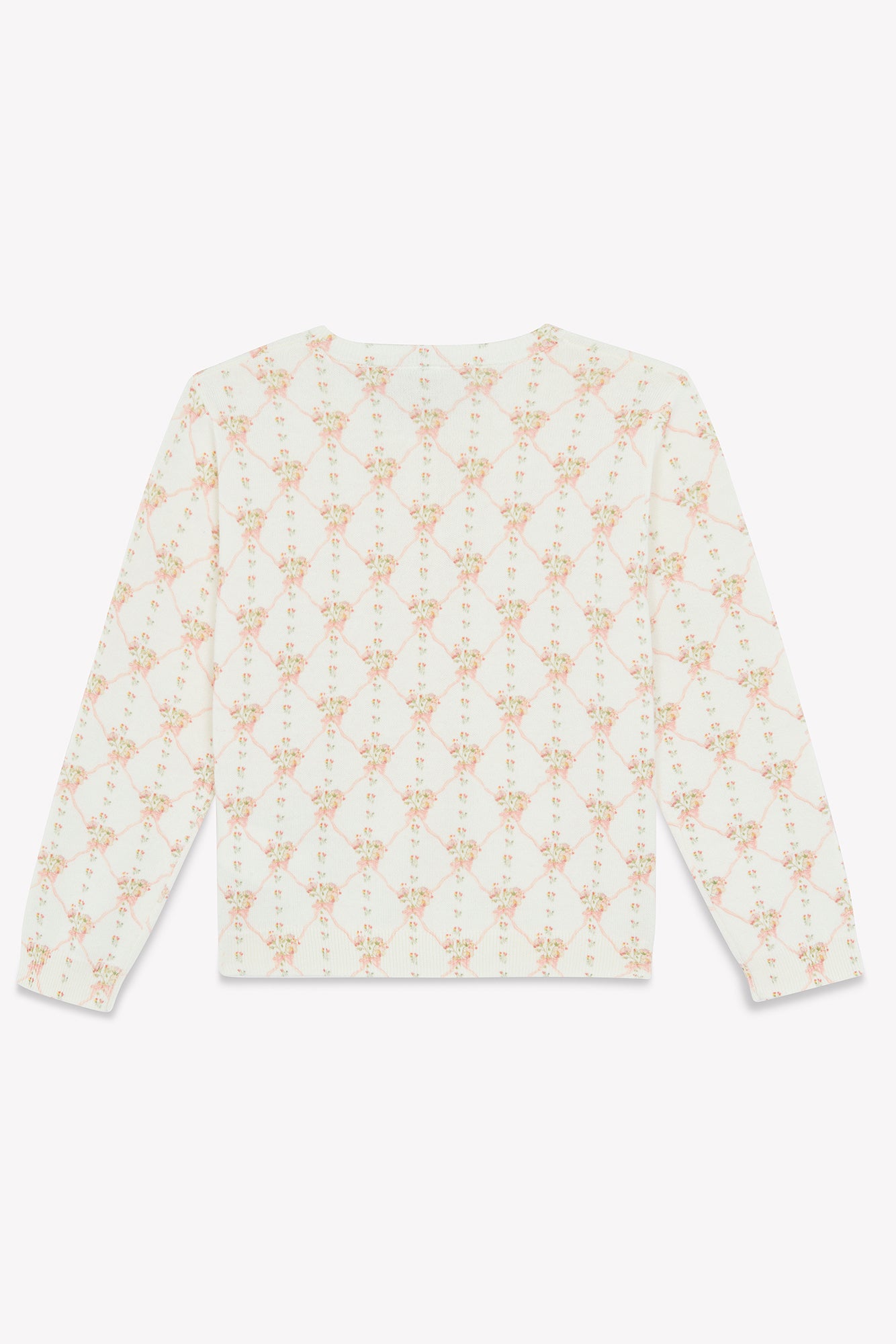 Cardigan - Lilou Pink organic cotton Print