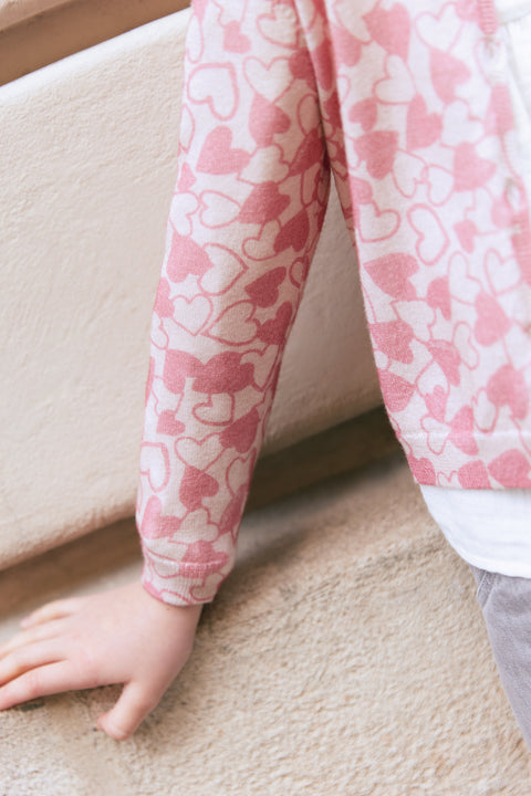 Cardigan - Lilou imprimé lalalove - Image principale