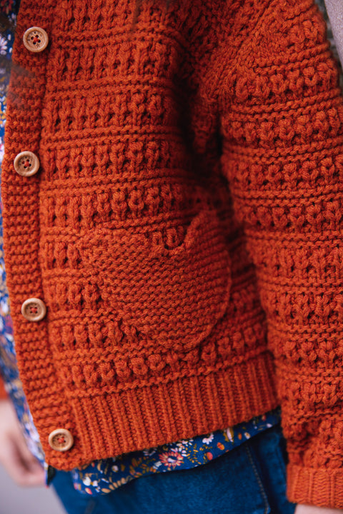 Cardigan - Jenna marron ourson - Image principale