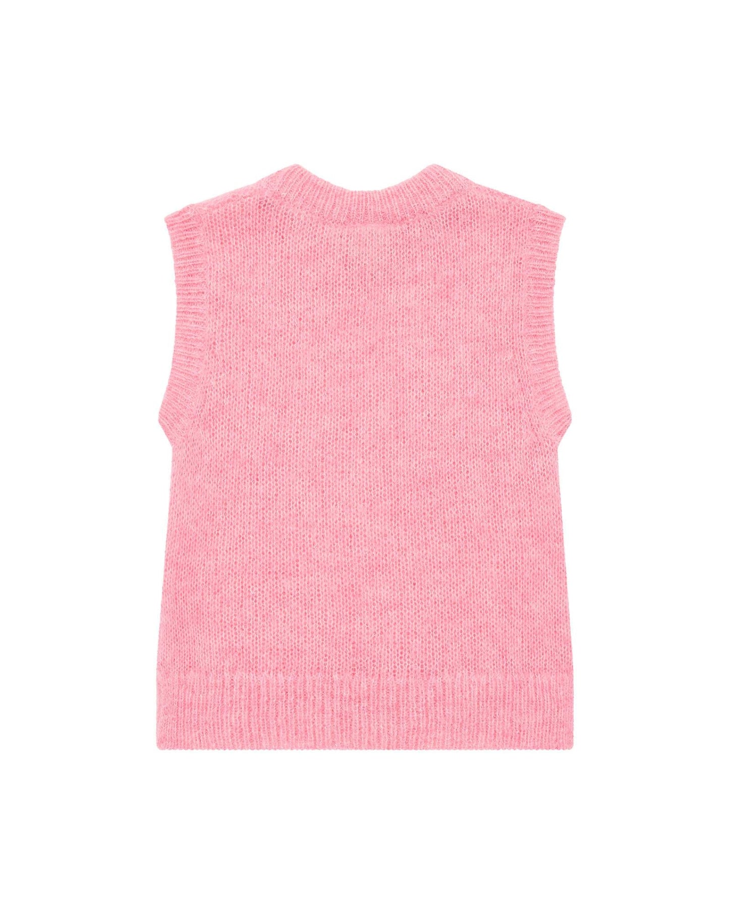 Sweater - Sleeveless Bernard Pink Cable