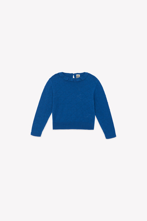 Pull - Froufrou bleu - Image principale