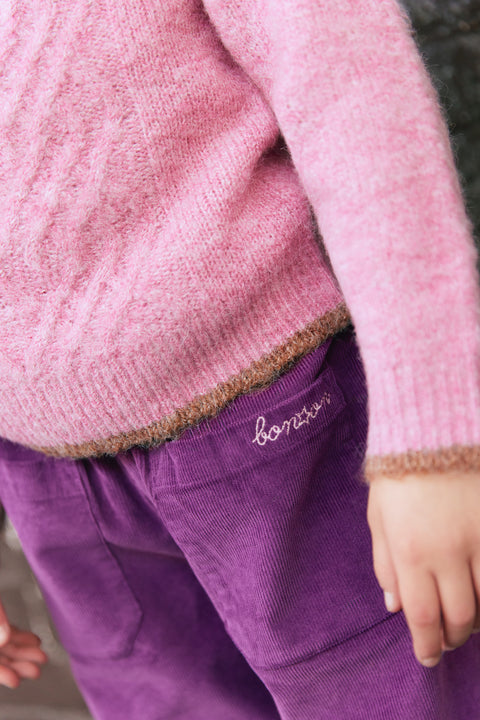 Pull - Josie torsadé rose - Image principale