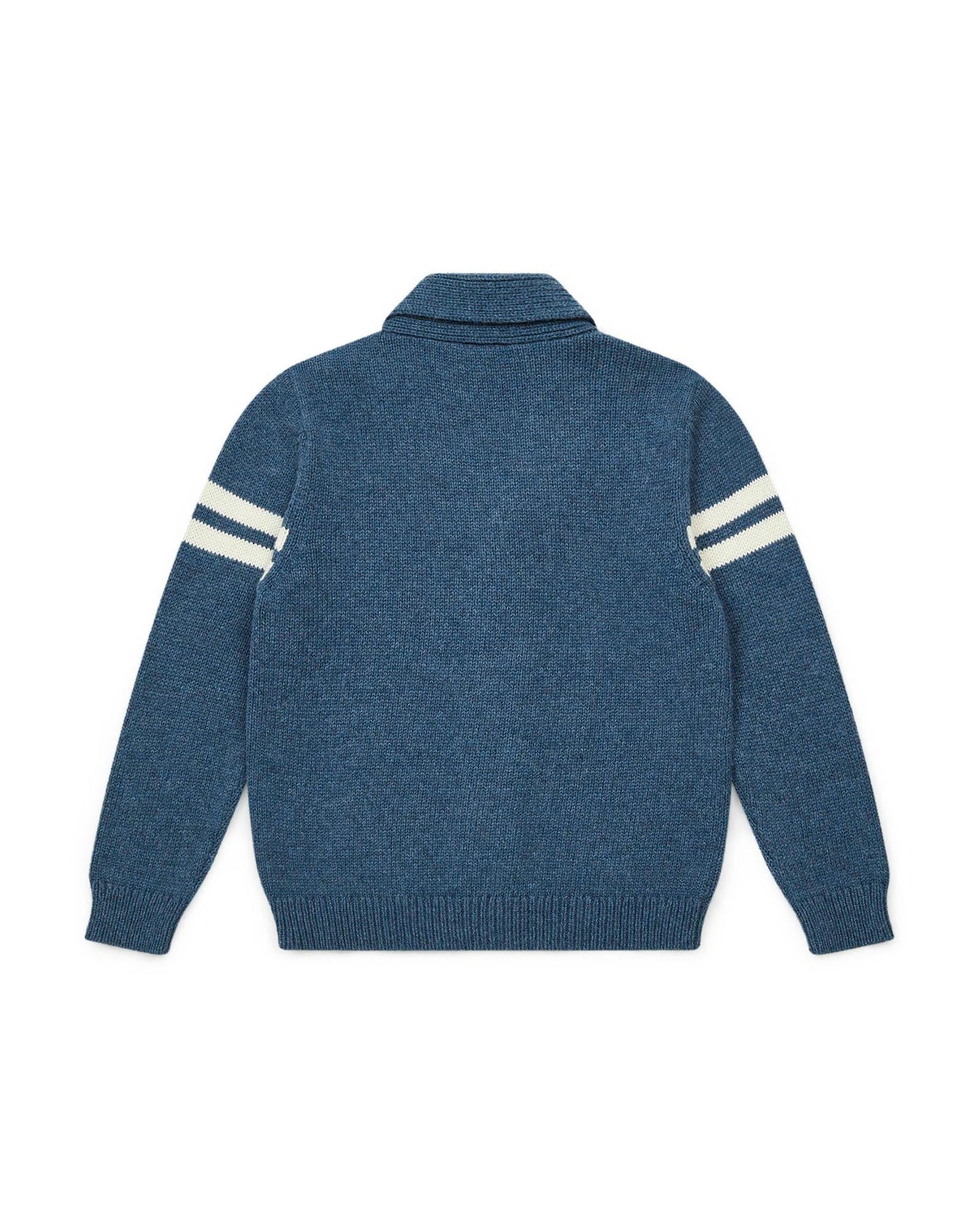Cardigan - Hubert bleu en maille