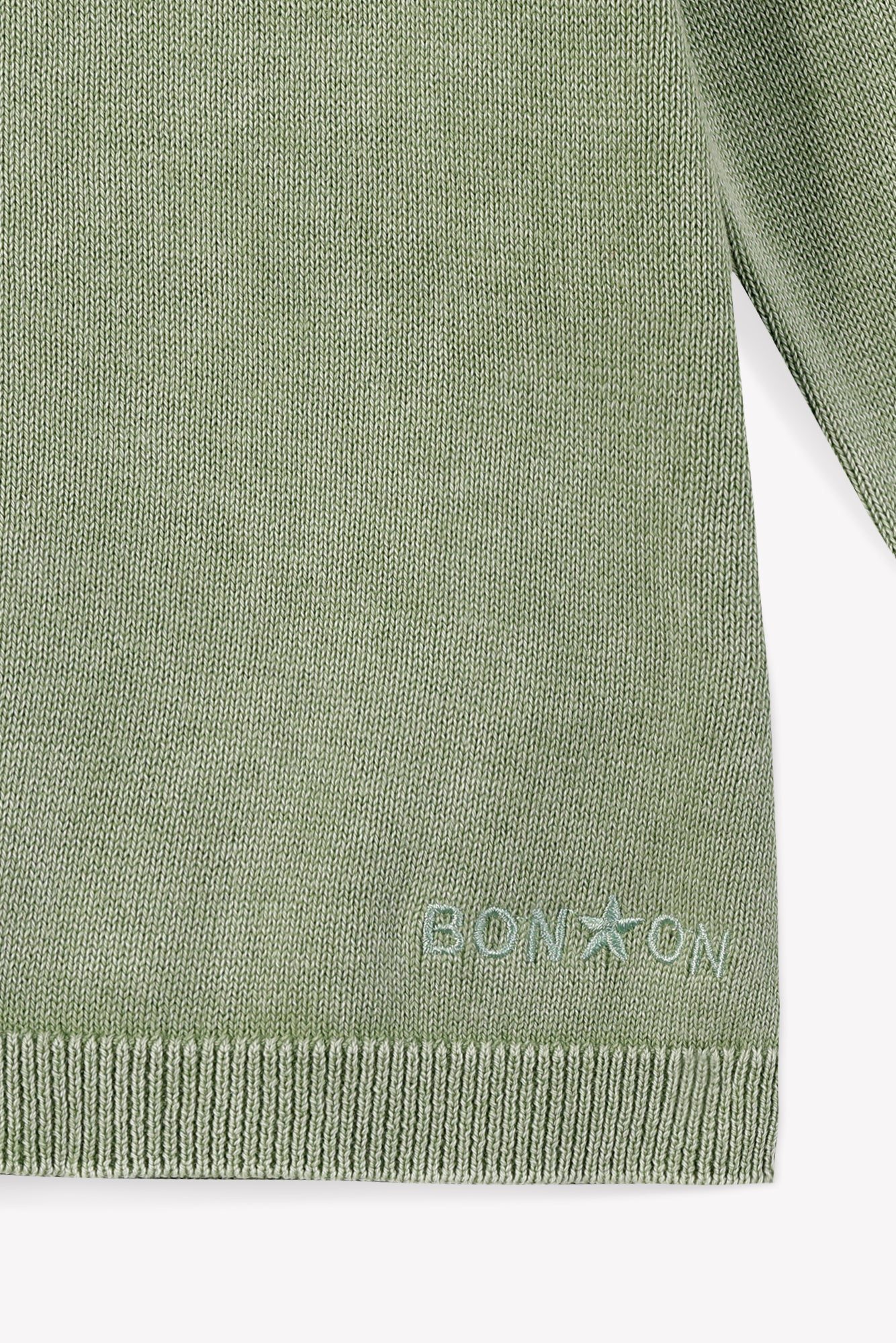 Cardigan -Leon Green GOTS organic cotton