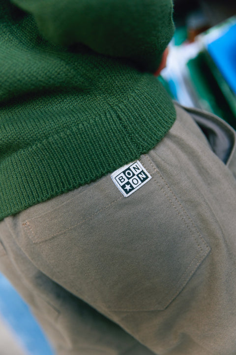 Cardigan - Tomy vert en coton - Image principale