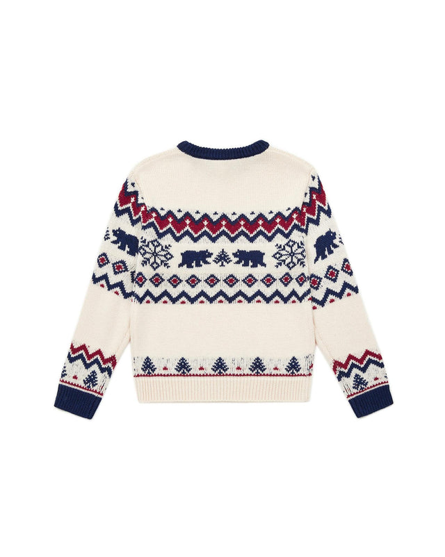 Sweater - Boy in jacquard knitting - Image alternative