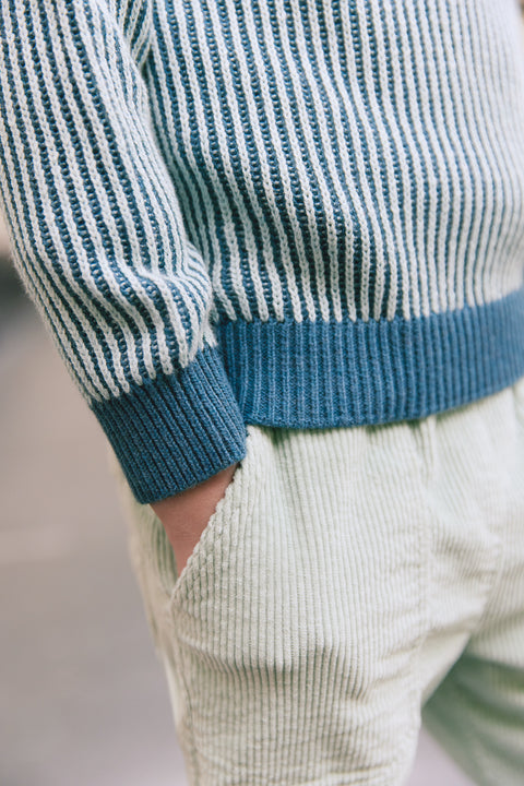 Pull - Paulo bleu malibleu - Image principale