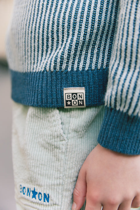 Pull - Paulo bleu malibleu - Image principale