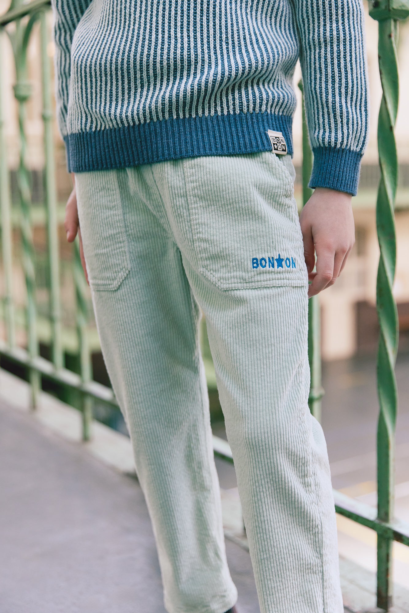 Trousers - Batcha in Velvet Green clear