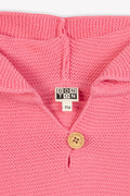 Poncho - Pink organic cotton