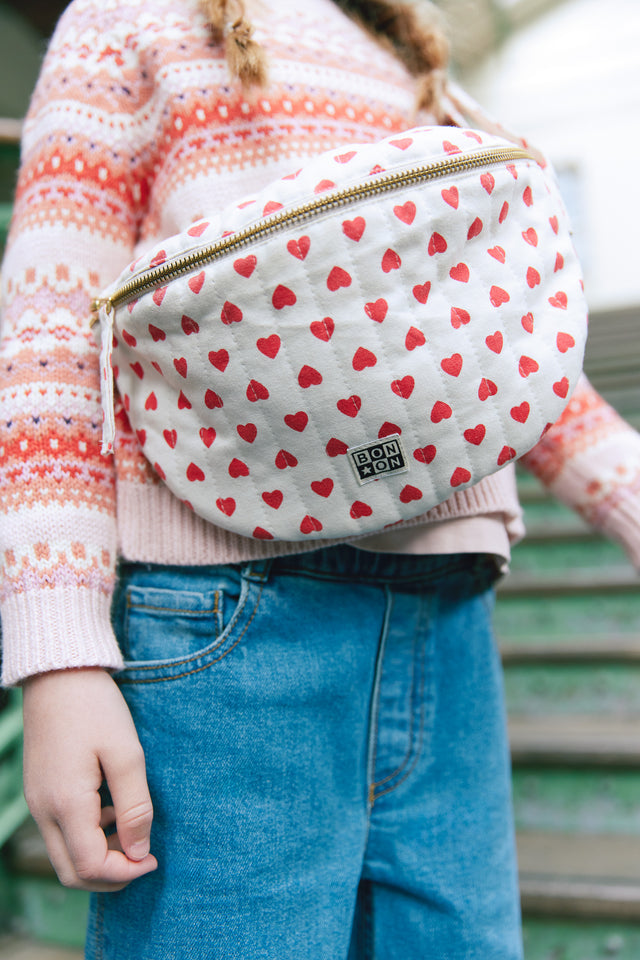 Bum bag - Heart Red Golden - Image principale