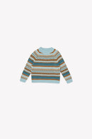 Pull - Joris jacquard aqua