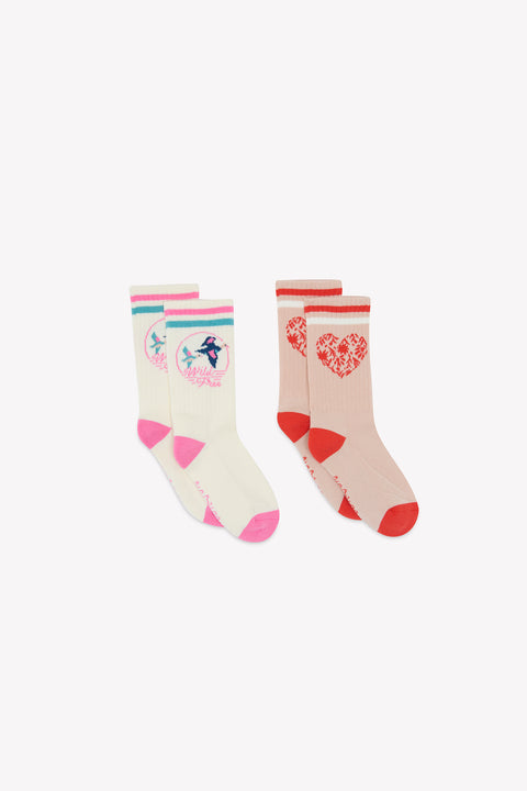 Lot de 2 chaussettes - Peach - Image principale
