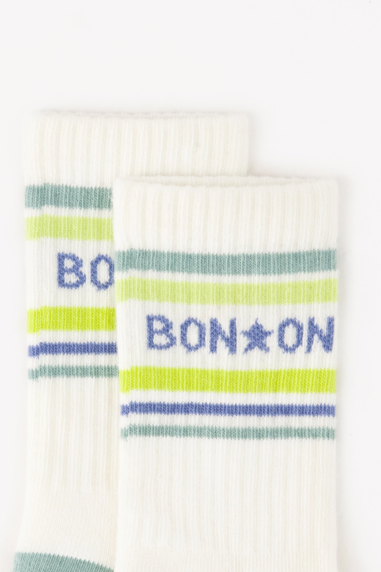 Lot - 2 Socks - Blue/beige sports