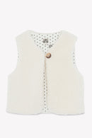Gilet sans manche - Betib beige polaire