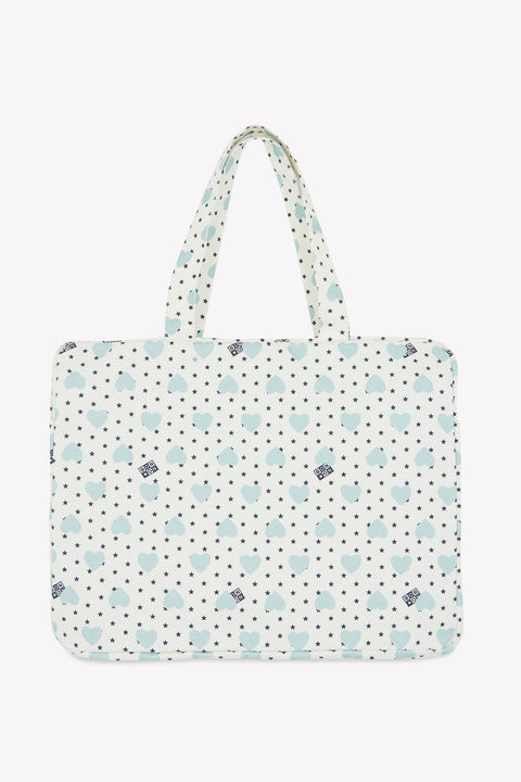 Sac à Langer - Bleu Bébé coton - Image principale