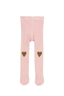 Tights - Pink heart