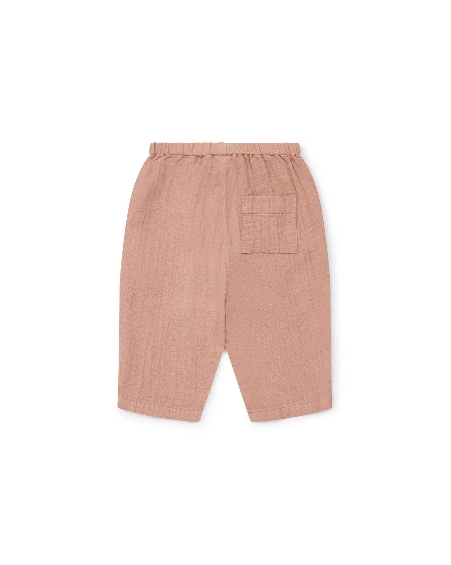 Trousers - Future Pink Baby GOTS certified organic cotton gauze