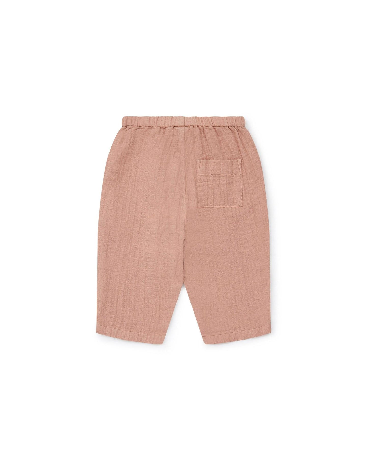 Pantalon - Futur rose Bébé gaze de coton biologique certifié GOTS