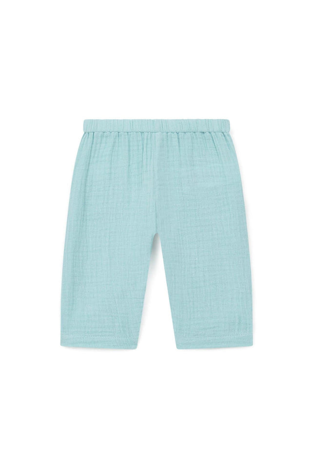 Pantalon - Futur bleu gaze de coton - Image principale