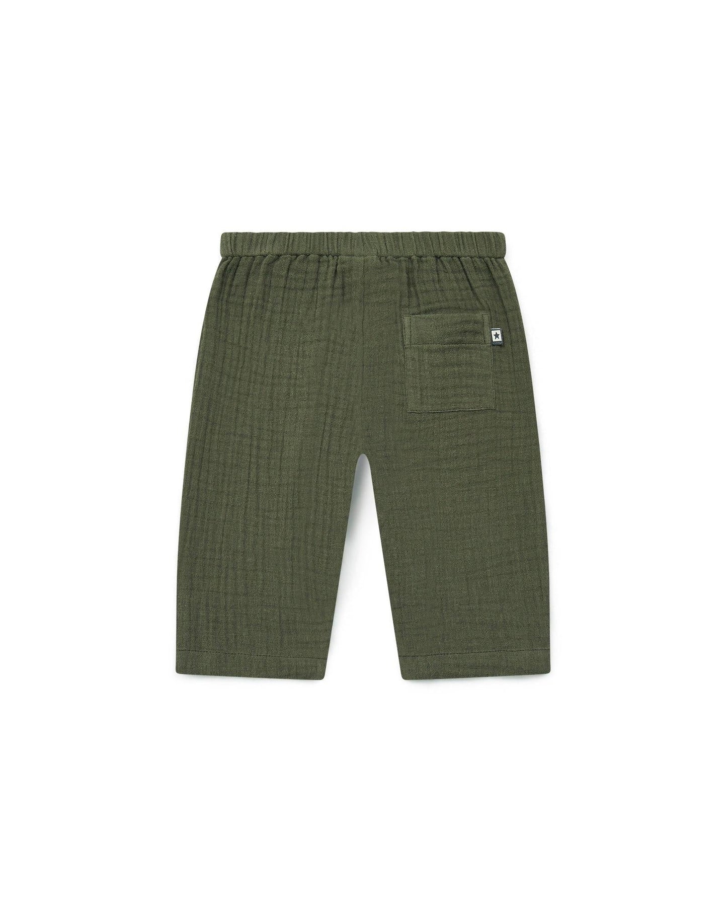 Trousers - Future Green Baby cotton gauze