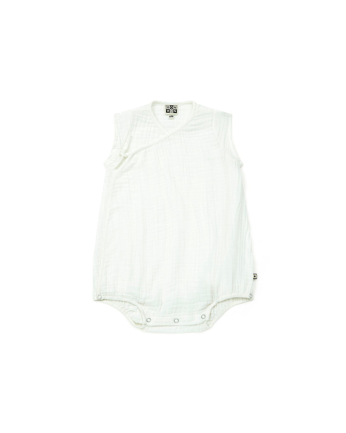Jumpsuit - Igloo Beige Baby In double gauze 100% organic cotton certified GOTS