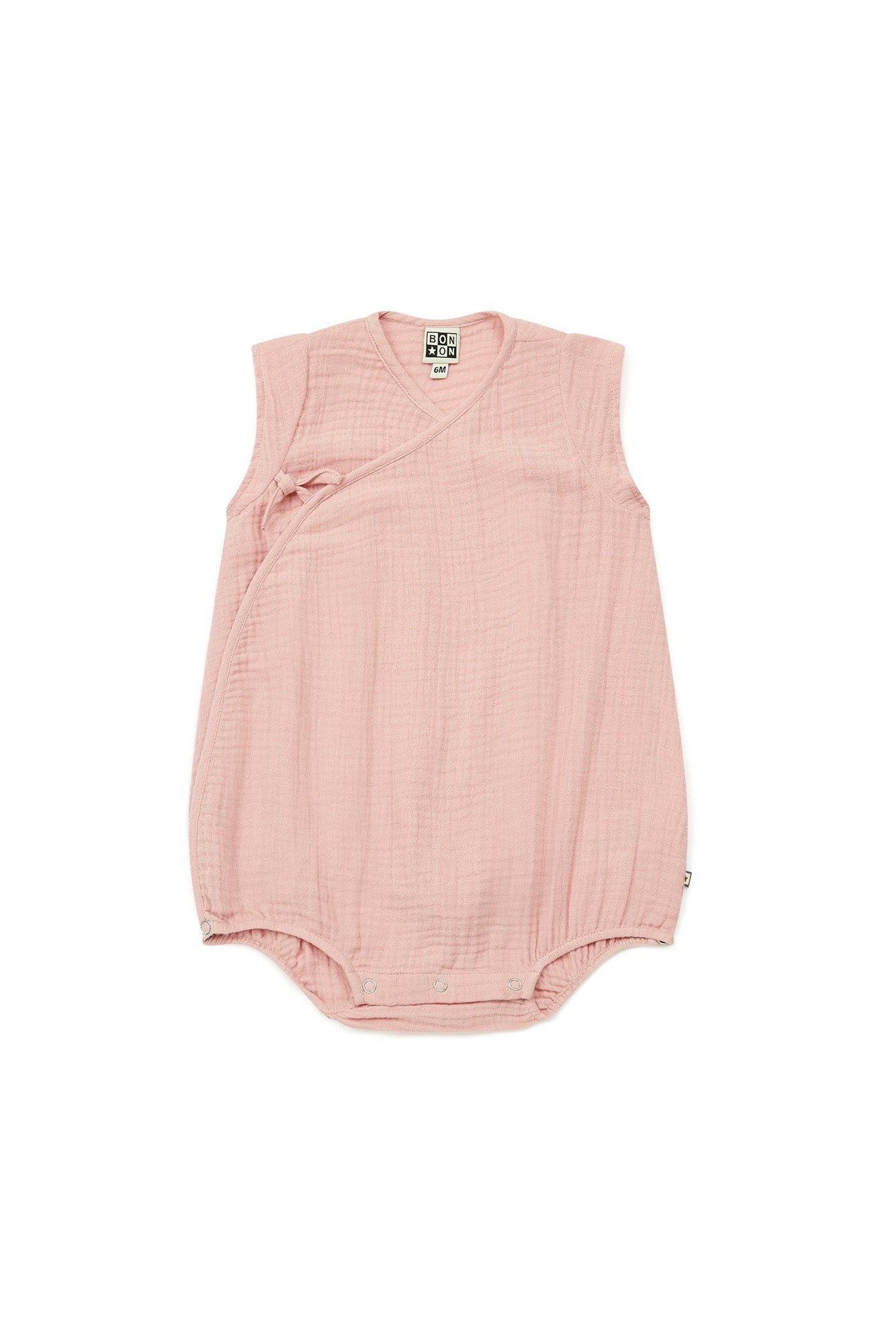 Jumpsuit - igloo Pink Baby Organic cotton gauze