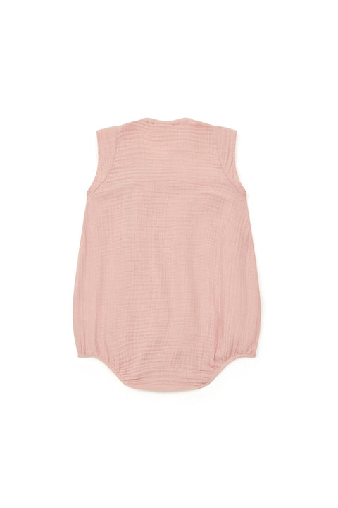 Combinaison - Igloo rose Bébé gaze de coton biologique - Image principale