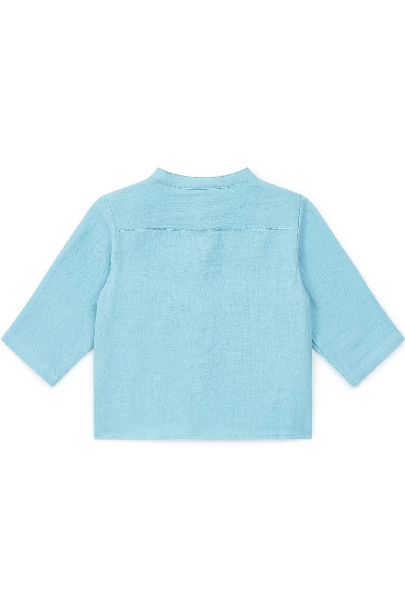 Shirt - Inter Bleue Baby In 100% organic cotton gauze certified GOTS