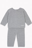 Ensemble - Naissance gris Bébé en coton cachemire