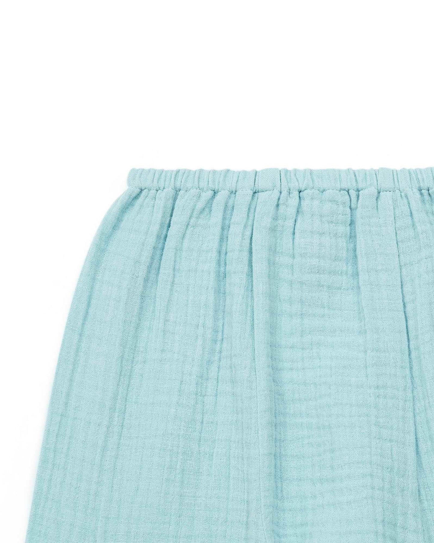 Pantalon - Laos bleu coton biologique