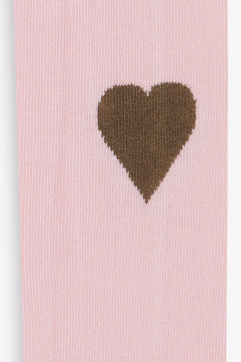 Legging - rose à gros coeurs - Image principale