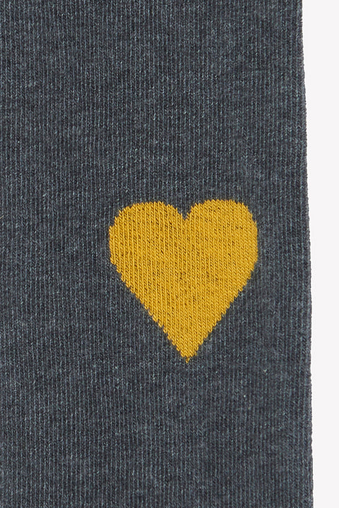 Legging - gris à gros coeurs - Image principale