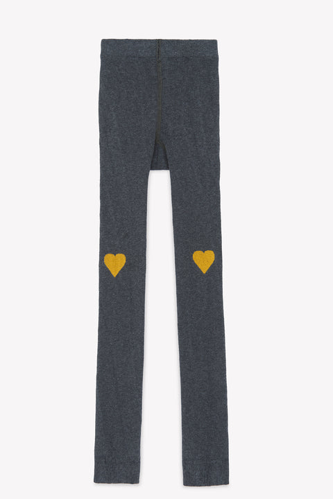 Legging - gris à gros coeurs - Image principale