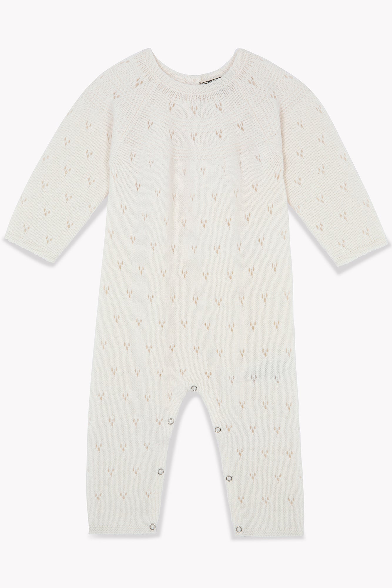 Jumpsuit - of Newborn Beige Baby in Knitwearopenwork