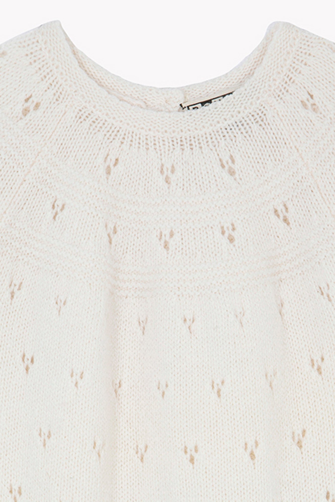 Jumpsuit - of Newborn Beige Baby in Knitwearopenwork