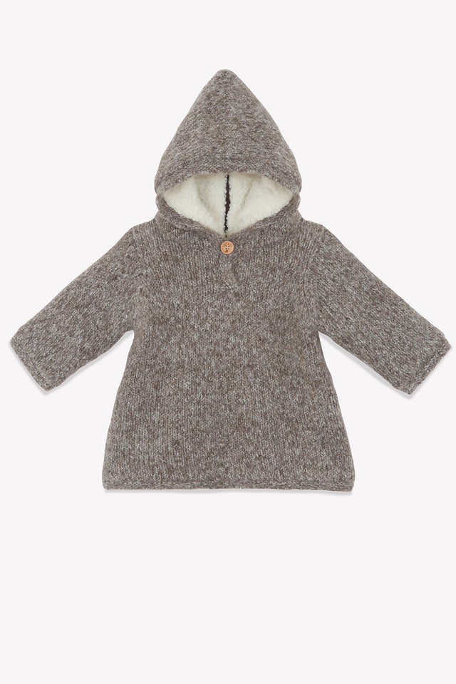 Burnou - Mamouth Beige Baby in Wool - Image principale